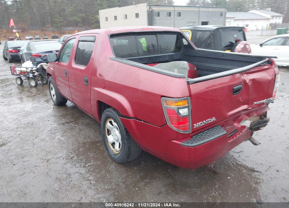 2006 HONDA RIDGELINE RT VIN: 2HJYK16296H563916