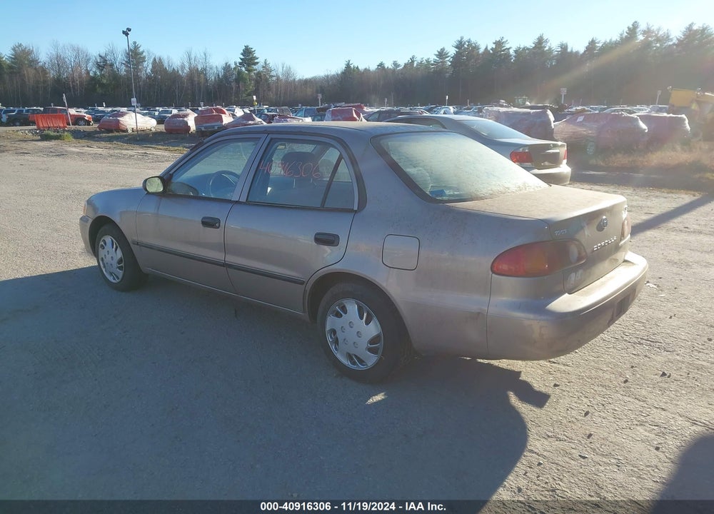 2001 TOYOTA COROLLA CE VIN: 2T1BR12E31C501520