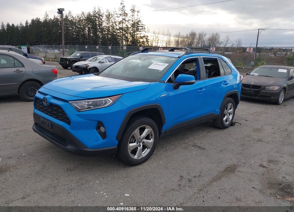 2021 TOYOTA RAV4 HYBRID XLE PREMIUM VIN: 2T3B6RFV6MW020608