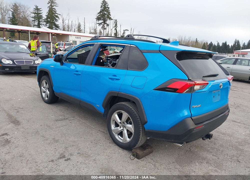 2021 TOYOTA RAV4 HYBRID XLE PREMIUM VIN: 2T3B6RFV6MW020608