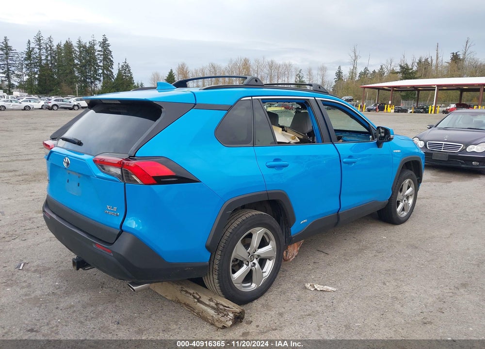 2021 TOYOTA RAV4 HYBRID XLE PREMIUM VIN: 2T3B6RFV6MW020608