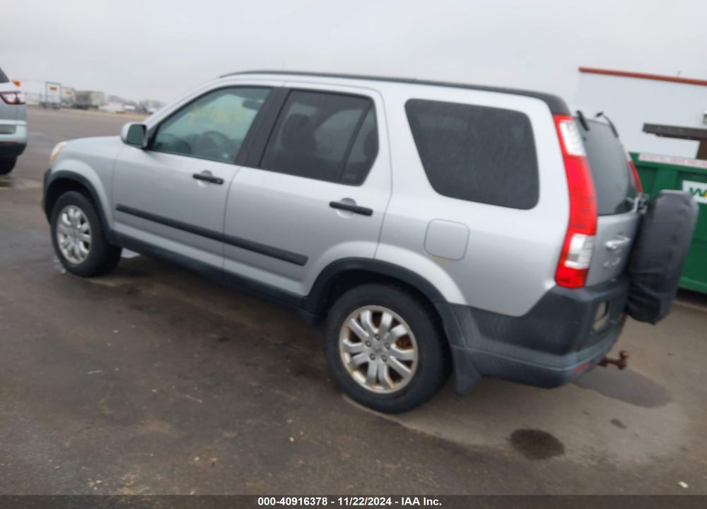 2006 HONDA CR-V EX VIN: SHSRD78826U418318