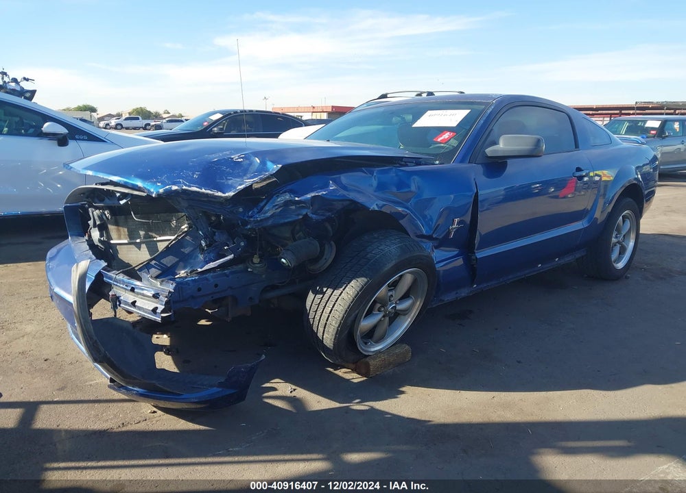 2006 FORD MUSTANG V6 VIN: 1ZVFT80N965228308