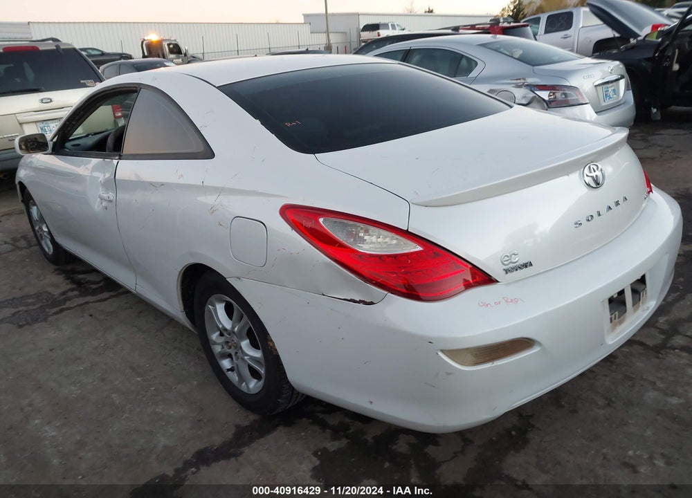 2007 TOYOTA CAMRY SOLARA SE V6 VIN: 4T1CA30P67U128475