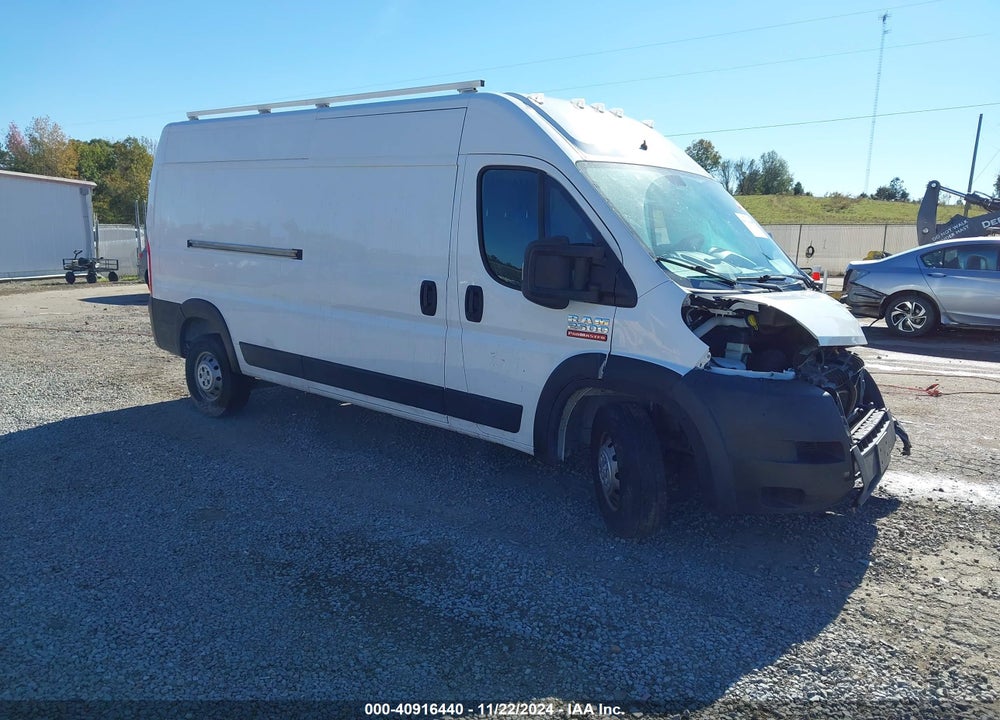 2019 RAM PROMASTER 2500 HIGH ROOF 159 WB VIN: 3C6TRVDGXKE534356