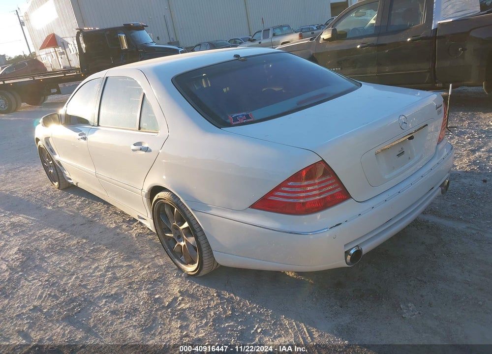 2004 MERCEDES-BENZ S 55 AMG VIN: WDBNG74J74A404599