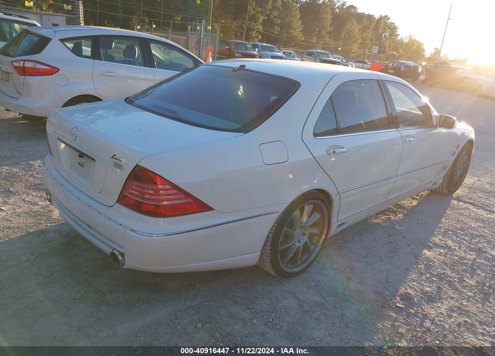 2004 MERCEDES-BENZ S 55 AMG VIN: WDBNG74J74A404599