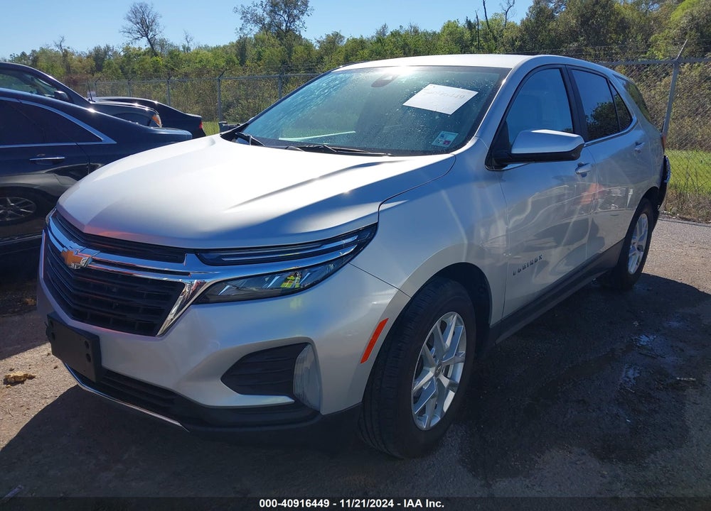 2022 CHEVROLET EQUINOX FWD LT VIN: 3GNAXKEV1NL208910