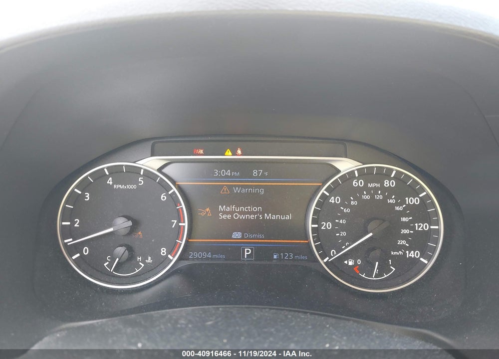 2019 NISSAN ALTIMA 2.5 SV VIN: 1N4BL4DV0KC131322
