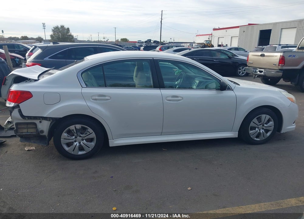 2011 SUBARU LEGACY 2.5I VIN: 4S3BMAA61B1235719