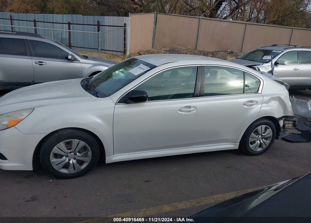 2011 SUBARU LEGACY 2.5I VIN: 4S3BMAA61B1235719