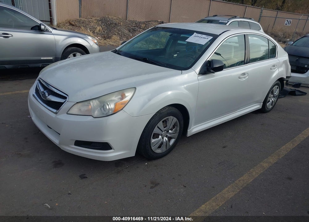 2011 SUBARU LEGACY 2.5I VIN: 4S3BMAA61B1235719