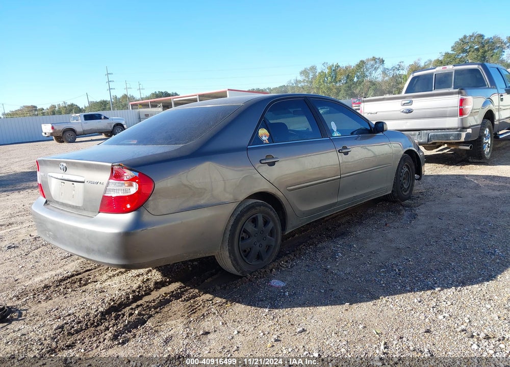 2004 TOYOTA CAMRY LE V6 VIN: 4T1BF32K84U078981