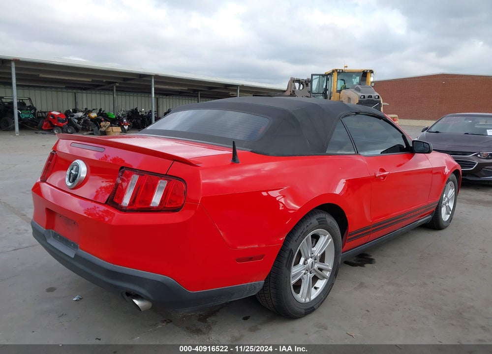 2012 FORD MUSTANG V6 VIN: 1ZVBP8EM9C5283310