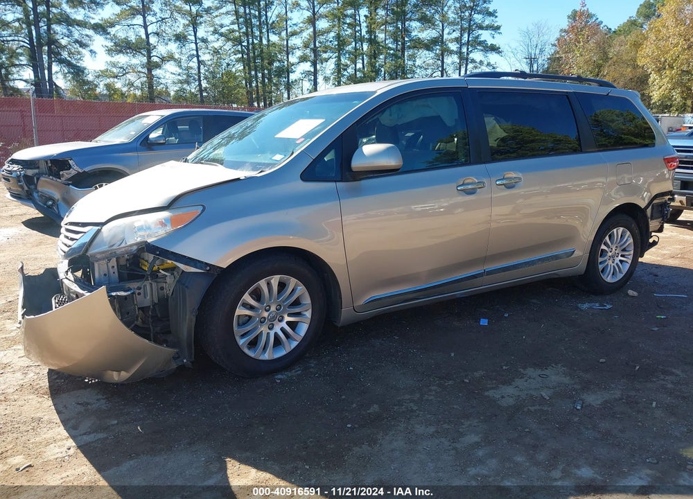 2016 TOYOTA SIENNA XLE PREMIUM 8 PASSENGER VIN: 5TDYK3DC7GS725864