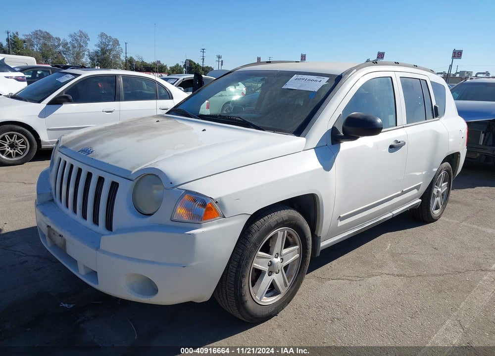 2008 JEEP COMPASS SPORT VIN: 1J8FT47W48D537390