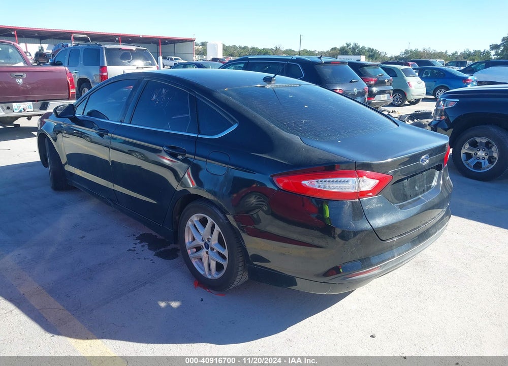 2013 FORD FUSION SE VIN: 3FA6P0H75DR292800