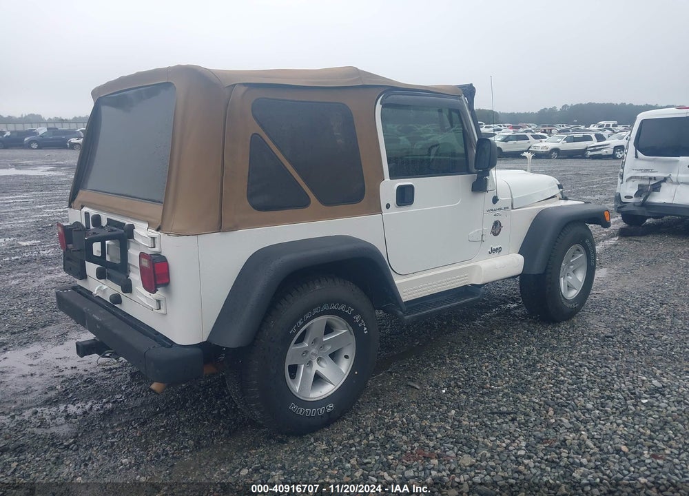 1999 JEEP WRANGLER SAHARA VIN: 1J4FY49S9XP478119