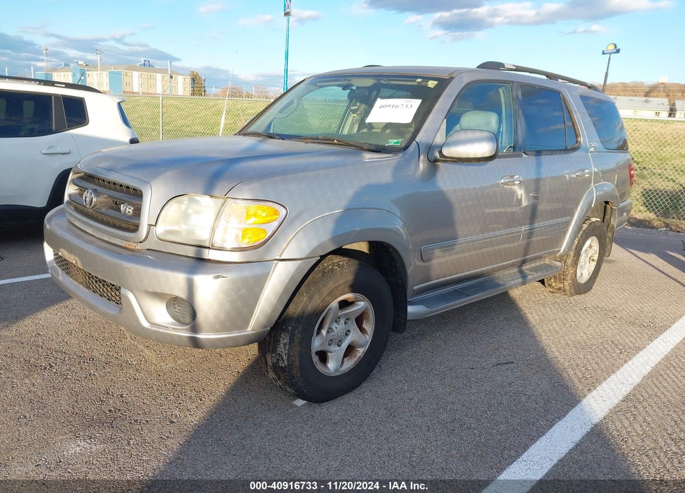 2001 TOYOTA SEQUOIA SR5 V8 VIN: 5TDBT44A21S041898
