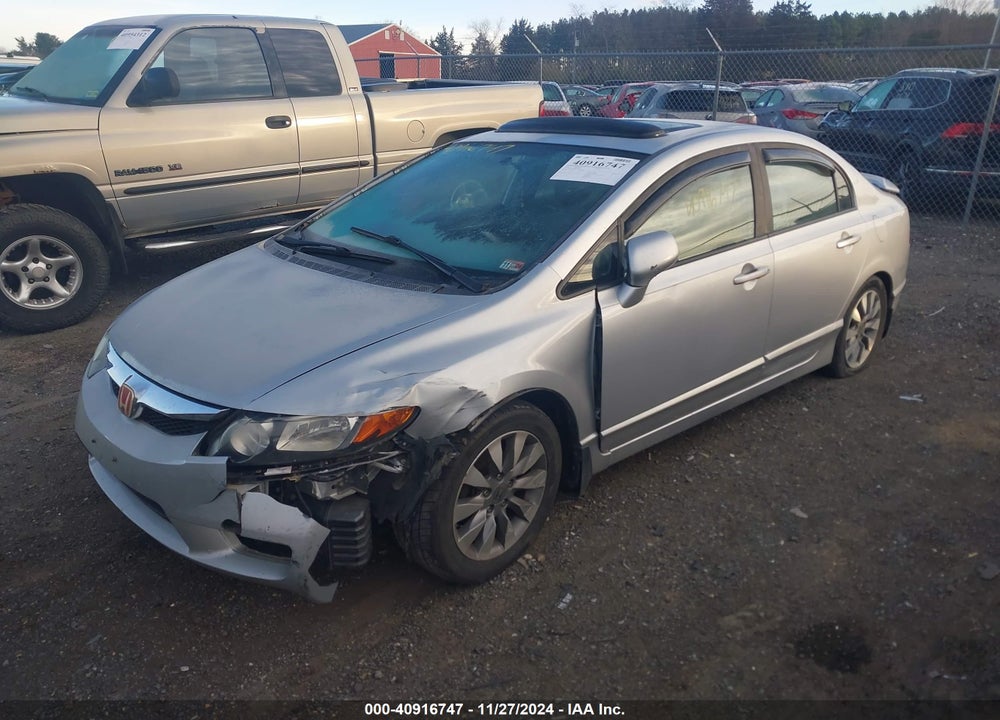 2009 HONDA CIVIC EX-L VIN: 1HGFA16989L016351