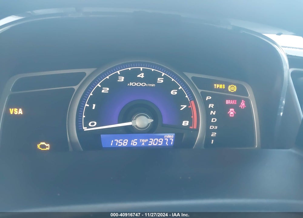 2009 HONDA CIVIC EX-L VIN: 1HGFA16989L016351