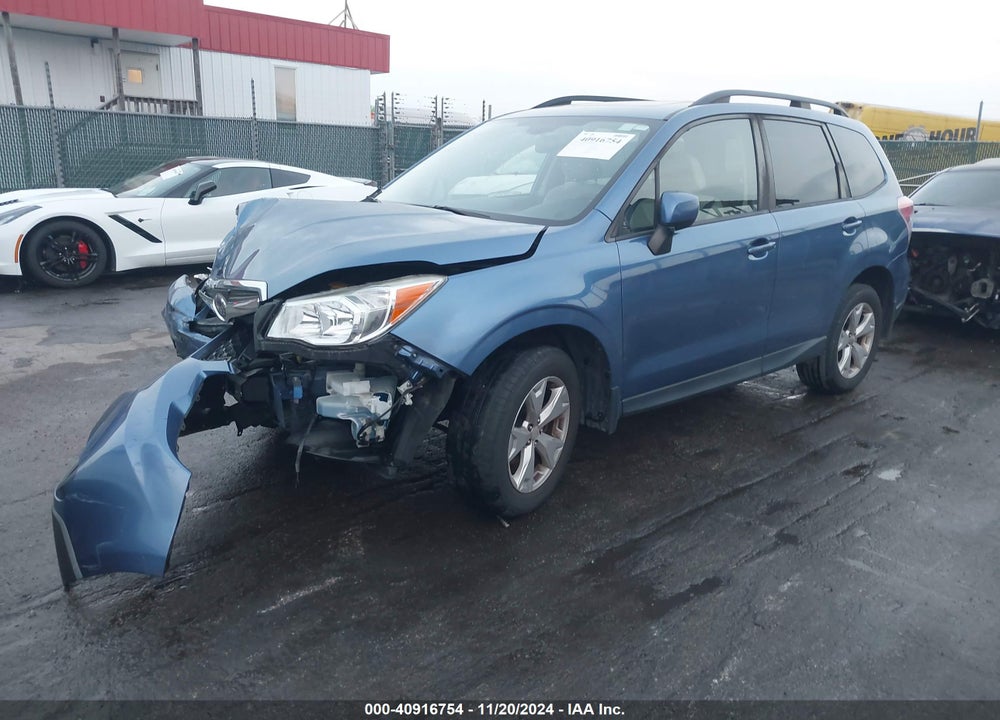 2016 SUBARU FORESTER 2.5I PREMIUM VIN: JF2SJAFCXGH555189