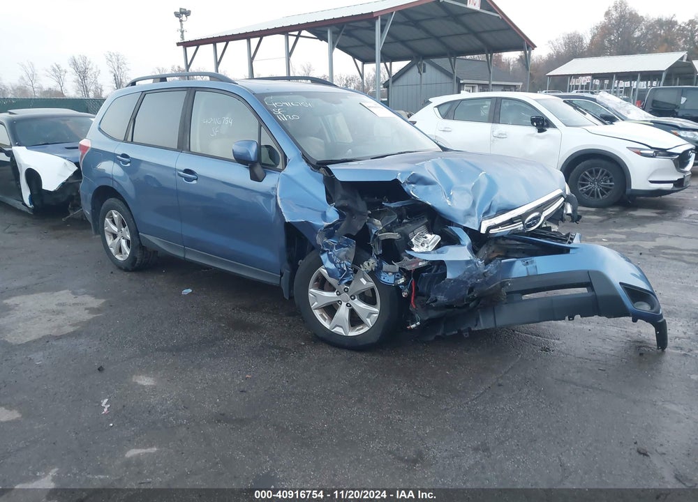 2016 SUBARU FORESTER 2.5I PREMIUM VIN: JF2SJAFCXGH555189