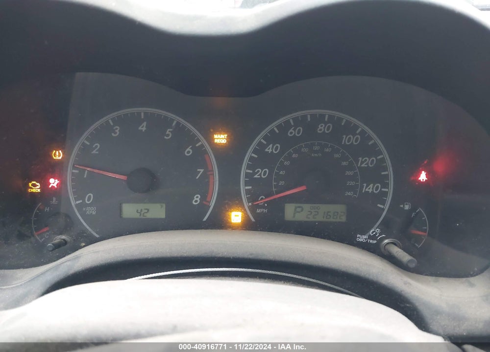 2009 TOYOTA COROLLA S VIN: 2T1BU40E49C076727