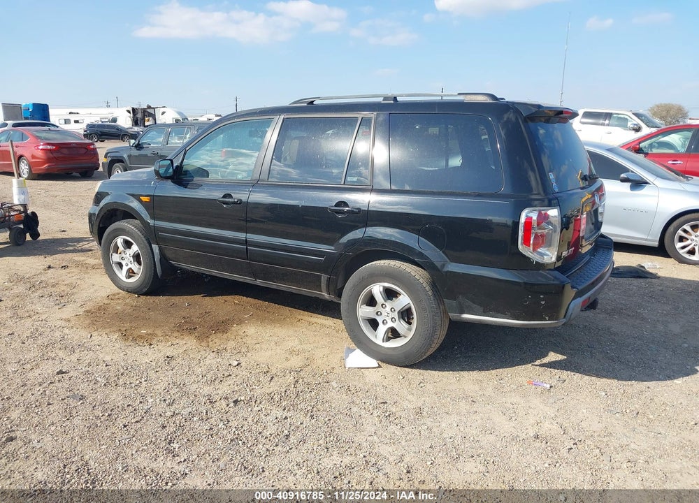 2007 HONDA PILOT EX-L VIN: 5FNYF28567B037448
