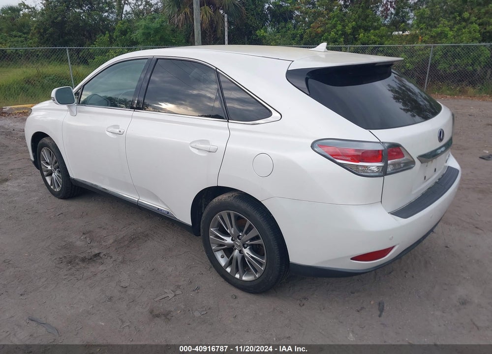 2013 LEXUS RX 450H VIN: JTJZB1BA6D2006566