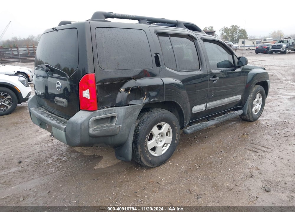 2005 NISSAN XTERRA S VIN: 5N1AN08U55C617182