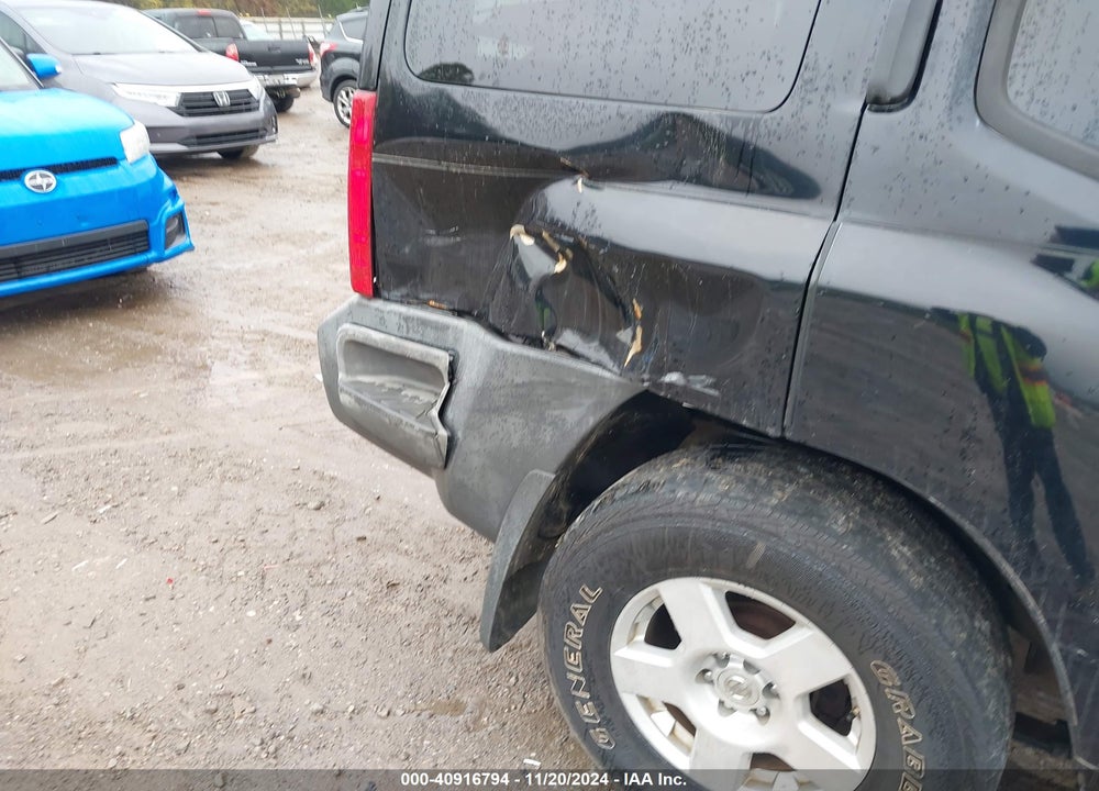 2005 NISSAN XTERRA S VIN: 5N1AN08U55C617182
