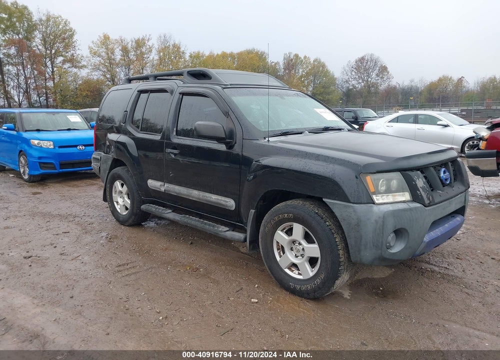 2005 NISSAN XTERRA S VIN: 5N1AN08U55C617182