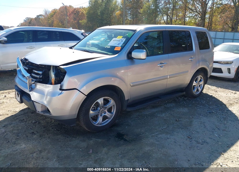2013 HONDA PILOT EX-L VIN: 5FNYF4H78DB027870
