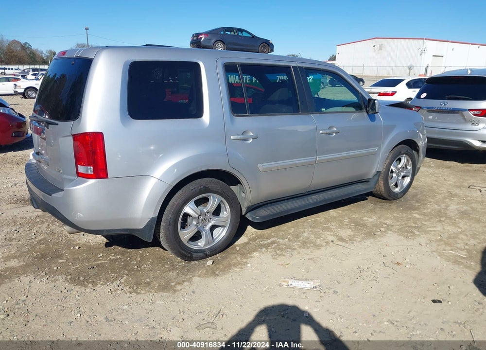 2013 HONDA PILOT EX-L VIN: 5FNYF4H78DB027870