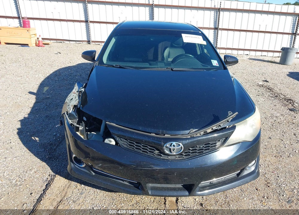 2013 TOYOTA CAMRY SE VIN: 4T1BF1FK0DU244537