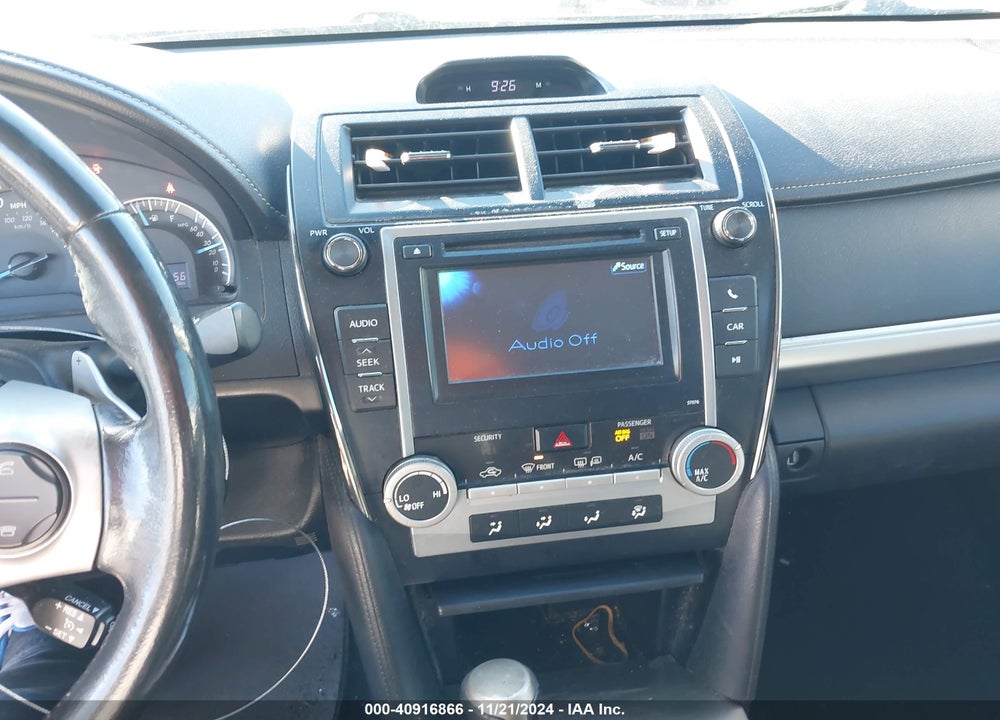 2013 TOYOTA CAMRY SE VIN: 4T1BF1FK0DU244537