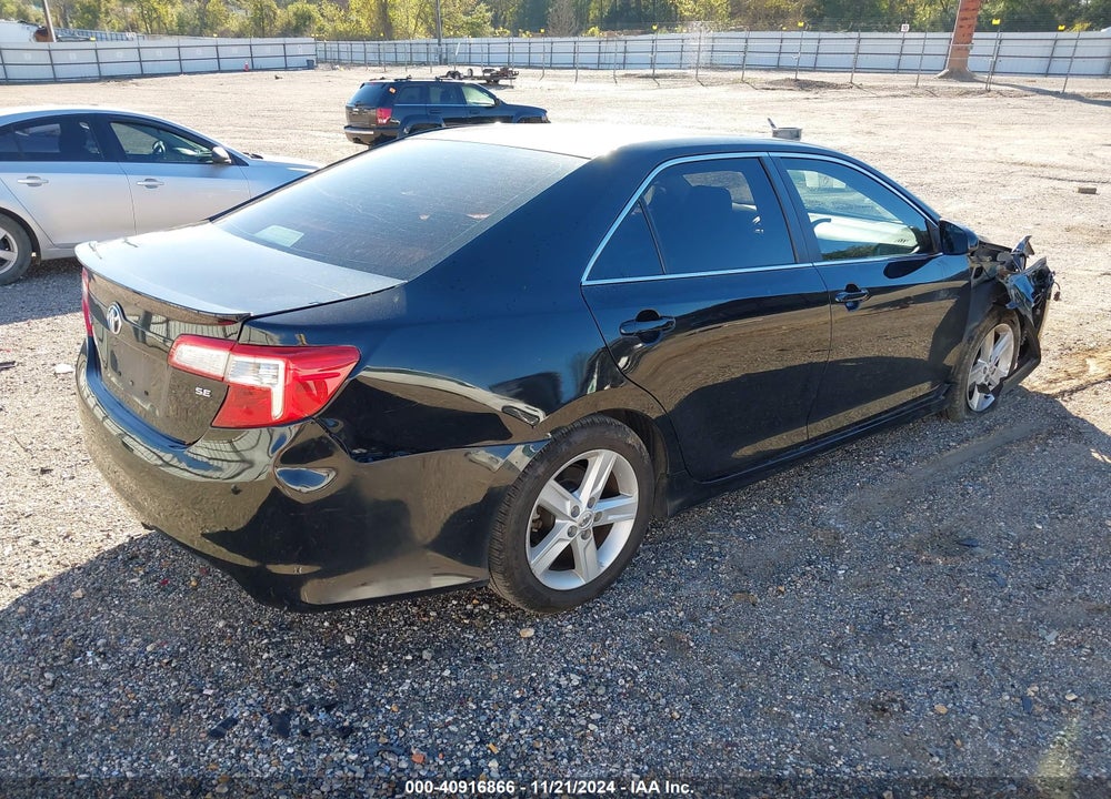 2013 TOYOTA CAMRY SE VIN: 4T1BF1FK0DU244537