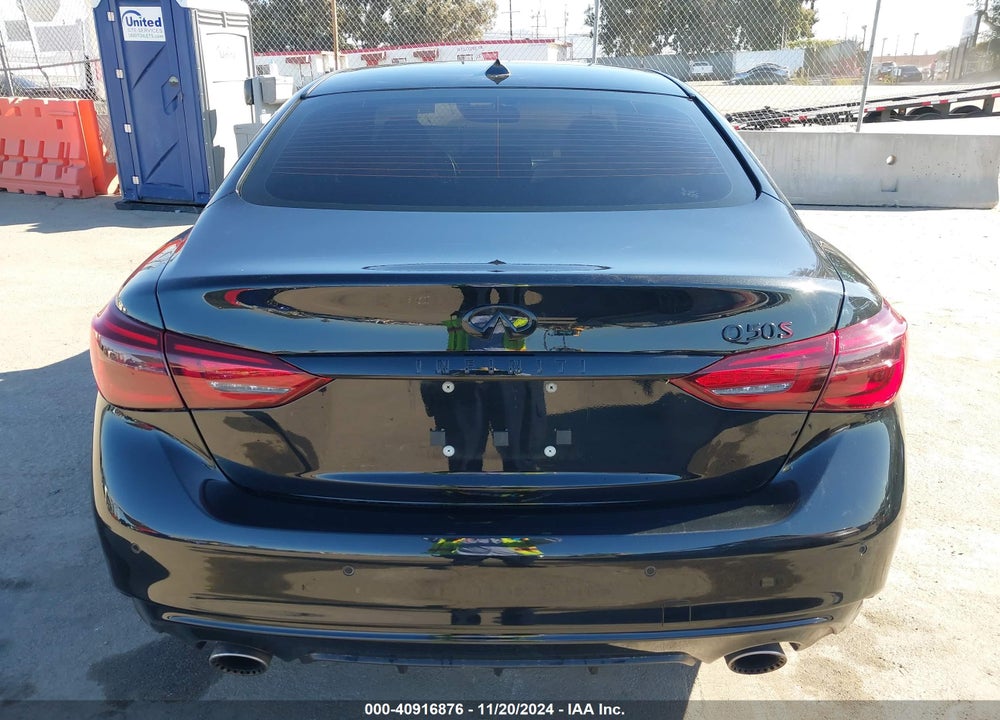 2019 INFINITI Q50 3.0T RED SPORT 400 VIN: JN1FV7AP6KM760612