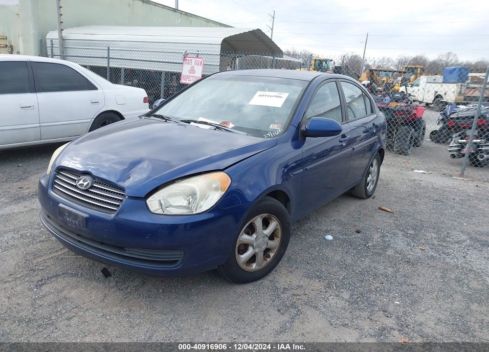 2008 HYUNDAI ACCENT GLS VIN: KMHCN46C68U202008