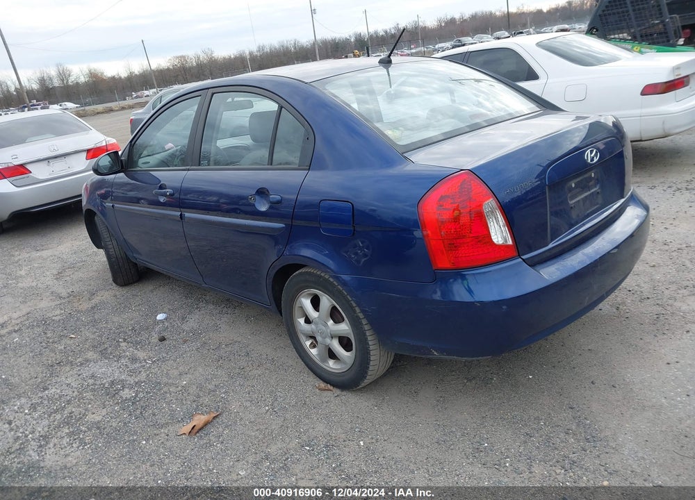 2008 HYUNDAI ACCENT GLS VIN: KMHCN46C68U202008