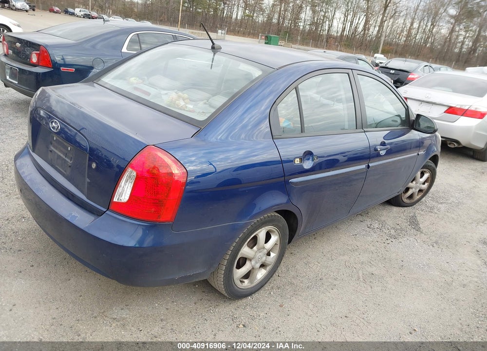 2008 HYUNDAI ACCENT GLS VIN: KMHCN46C68U202008