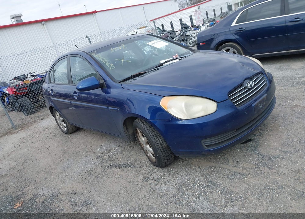 2008 HYUNDAI ACCENT GLS VIN: KMHCN46C68U202008