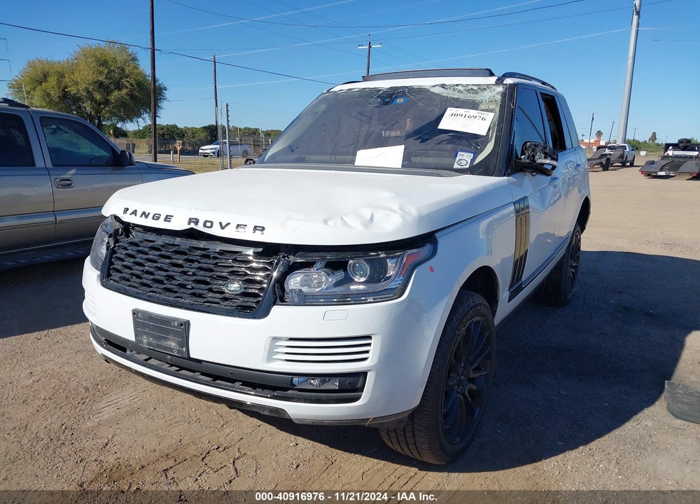 2017 LAND ROVER RANGE ROVER 3.0L V6 TURBOCHARGED DIESEL TD6 VIN: SALGR2FK2HA342590