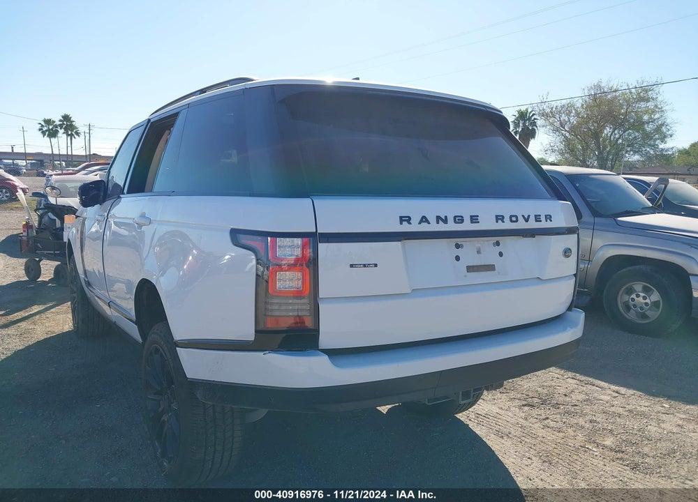 2017 LAND ROVER RANGE ROVER 3.0L V6 TURBOCHARGED DIESEL TD6 VIN: SALGR2FK2HA342590