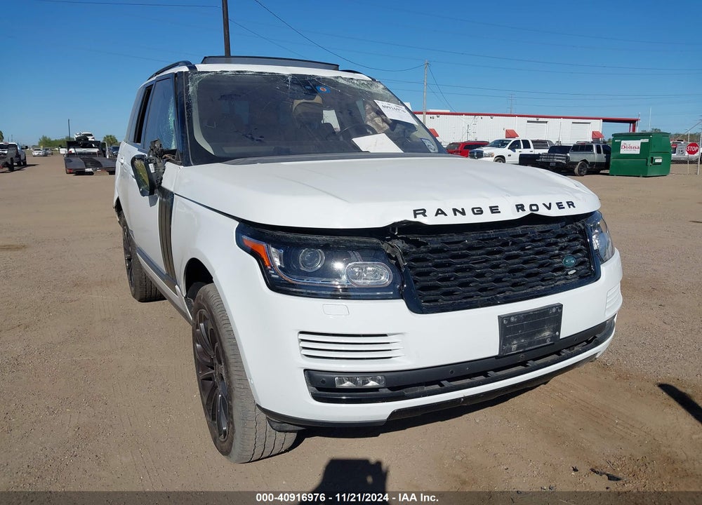 2017 LAND ROVER RANGE ROVER 3.0L V6 TURBOCHARGED DIESEL TD6 VIN: SALGR2FK2HA342590