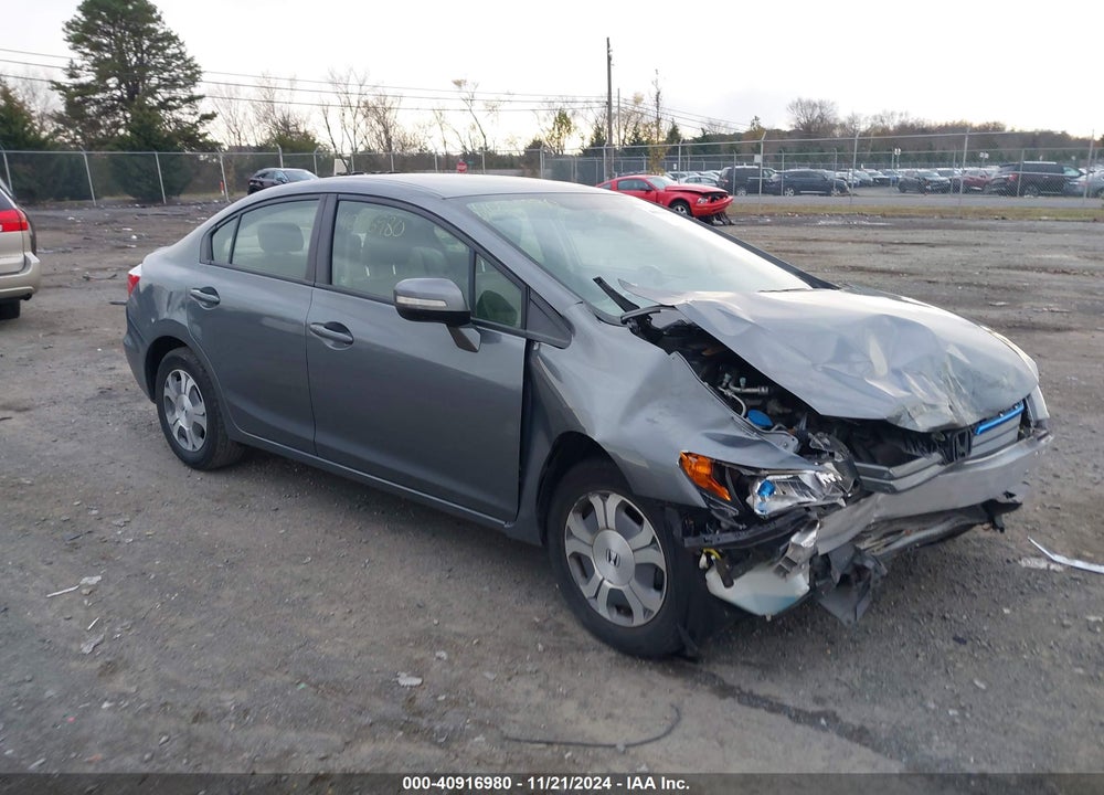 2012 HONDA CIVIC HYBRID VIN: JHMFB4F35CS011368