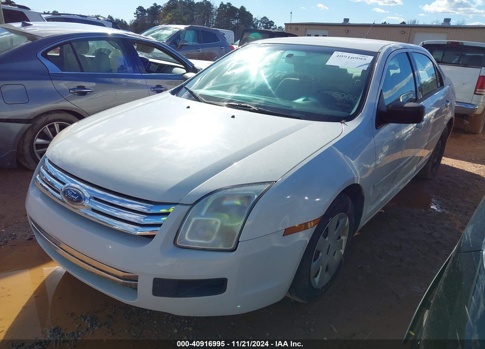 2008 FORD FUSION S VIN: 3FAHP06Z08R193644