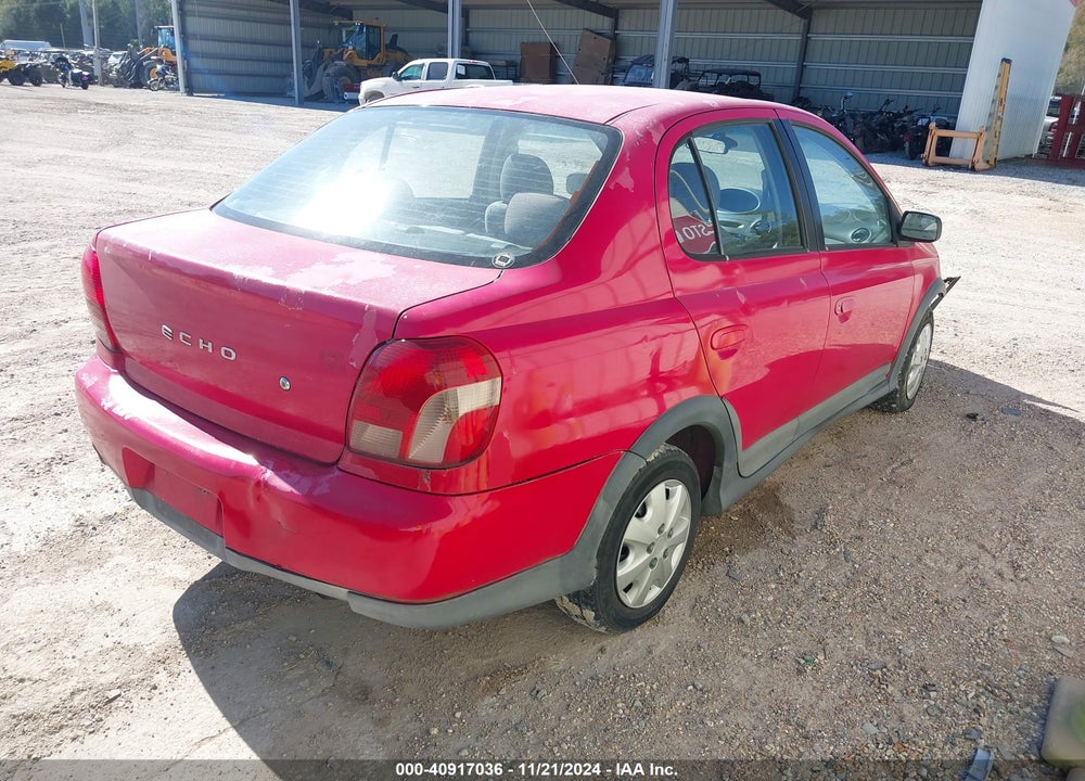 2000 TOYOTA ECHO VIN: JTDBT1230Y0051250