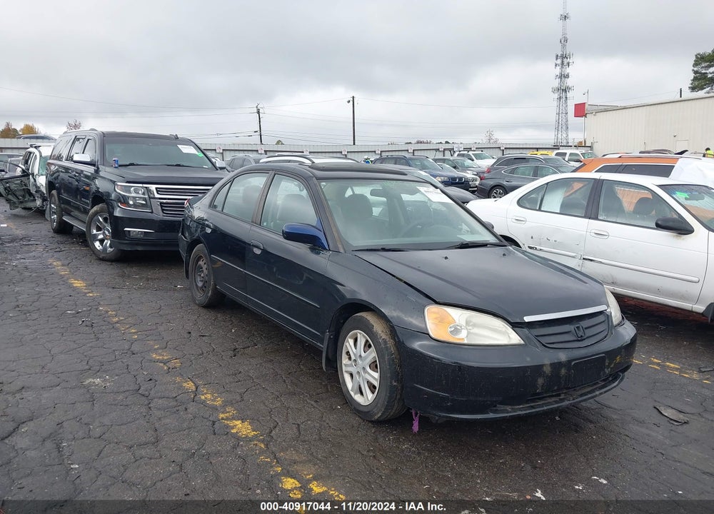2003 HONDA CIVIC EX VIN: 1HGES26723L010730